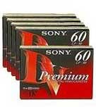 Sony DVC-60 PRR/5 Premium Minidv Video Cassette